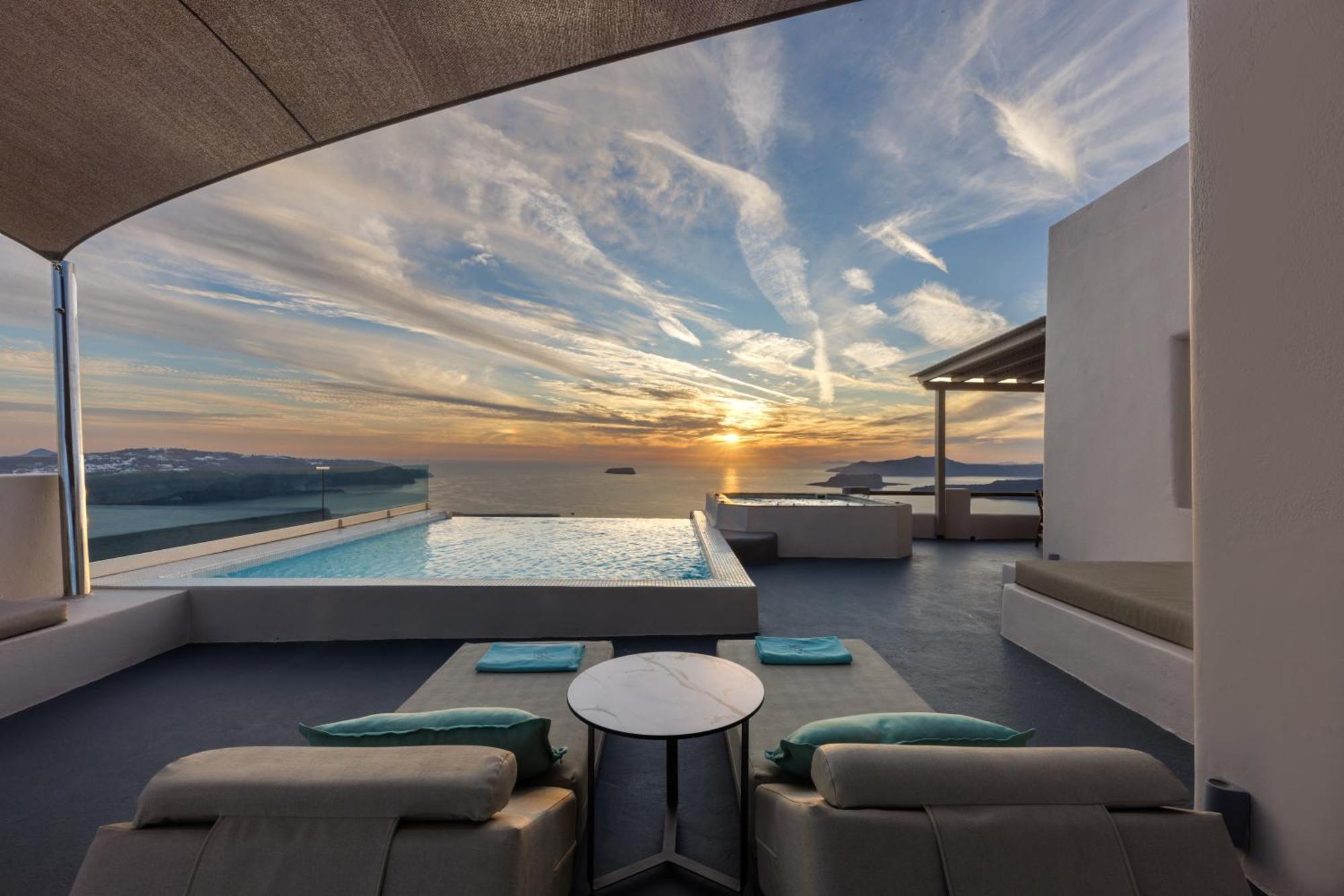 Grand View - Megalochori Santorini Aparthotel Exteriör bild
